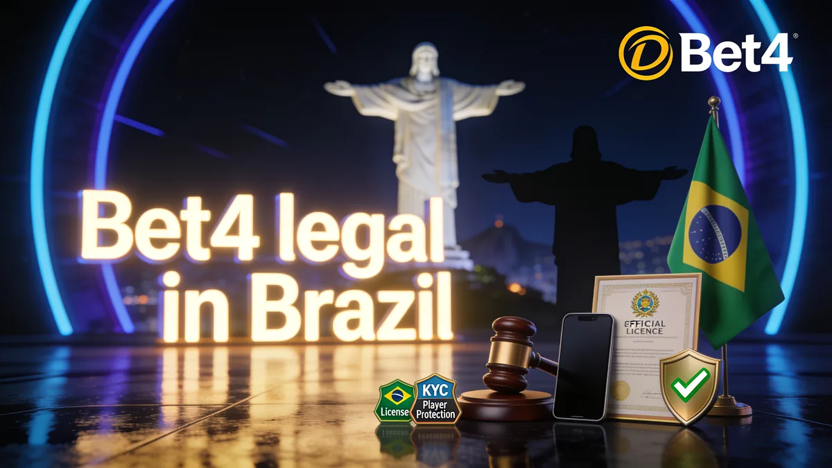 bet4 no Brasil — A bet4 é Legal e Segura no Brasil?