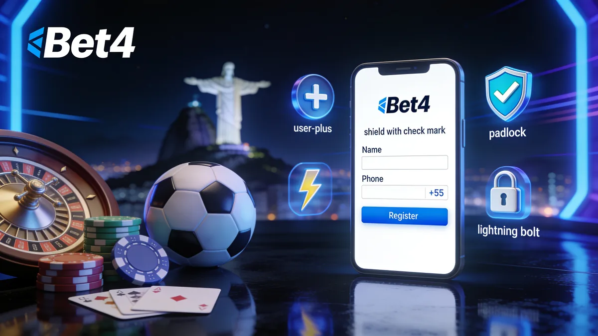 bet4 no Brasil — Como Começar a Jogar no bet4